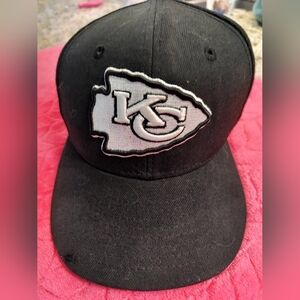 Black KC Logo Cap. Official Kansas Chiefs NFL Team